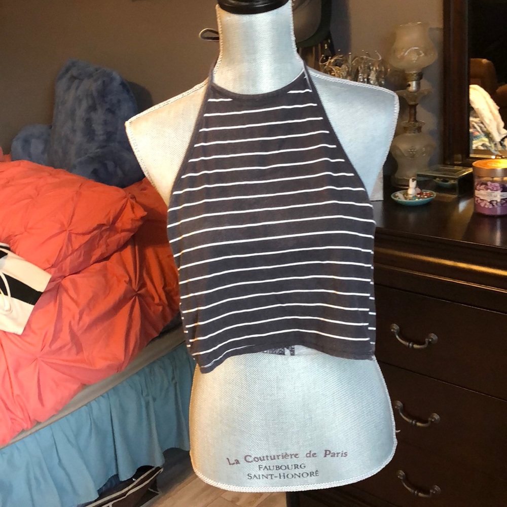 Reversible halter top